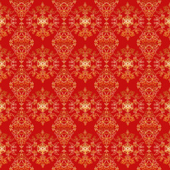 Seamless damask  pattern
