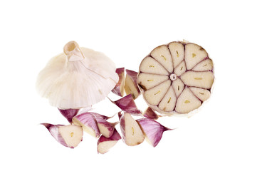 Halved Cloves of Garlic