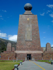 Middle of the world Monument in Quito, Ecuador