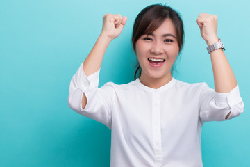 Fototapeta premium Successful asian woman