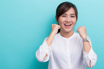 Fototapeta premium Successful asian woman