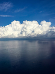 Cloudy sky and sea