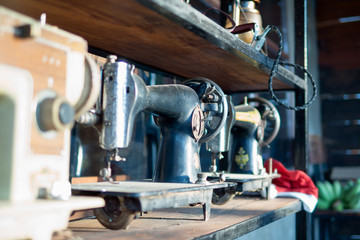 Old sewing machine for decor shop vintage 