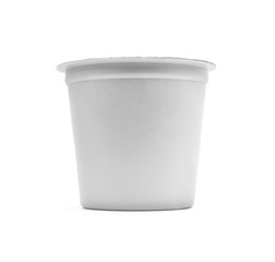 Isolated coffee cup  on a white background.
