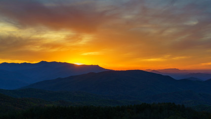 Sunset on Max Patch