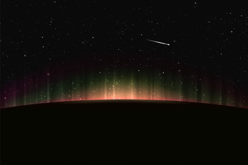 aurora space background