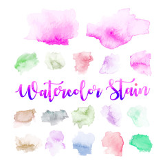 water color paint stain