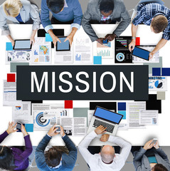 Mission Aim Goals Motivation Target Vision Concept