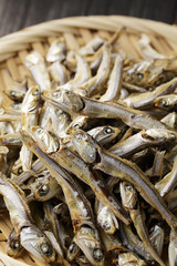 にぼし　Dried small sardines 