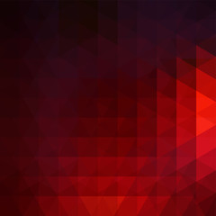 Triangle vector background. Can be used in cover design, book design, website background. Vector illustration. Red, purple, brown colors.