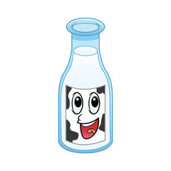 cow milk bottle character