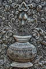 Thai pattern Silver craft