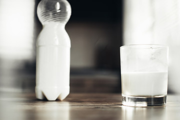 Bottles of Milk on a Doorstep