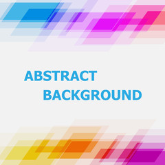 Abstract colorful geometric overlapping background