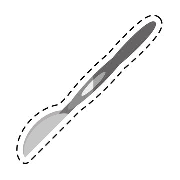 cartoon scalpel surgery tool hospital vector illustration eps 10