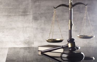 Law concept background. Place for typography
