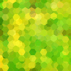 Fototapeta na wymiar Background of geometric shapes. Mosaic pattern. Vector EPS 10. Vector illustration. Yellow, green colors.