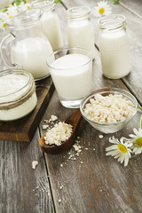 Dairy products and camomile