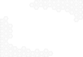 Vector pattern of future technology on a white background.