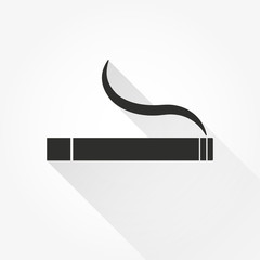 Smoke vector icon