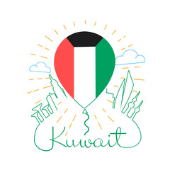 concept travel to Kuwait