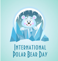 Greeting card Polar Bear Day