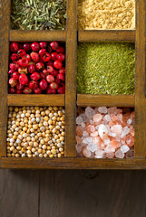 assortment of spices