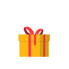 Colorfull gift boxes on white background