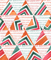 Obraz premium Vector Seamless Geometric Pattern