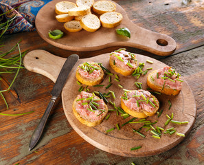 Slice of bruschetta