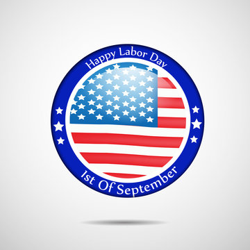 illustration of elements of labor day background