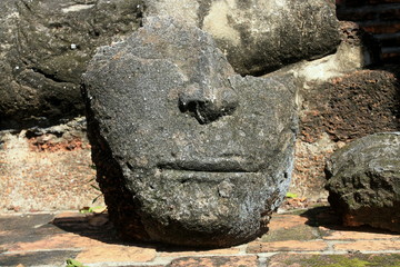Wold Heritage Site Ayuttaya province Thailand