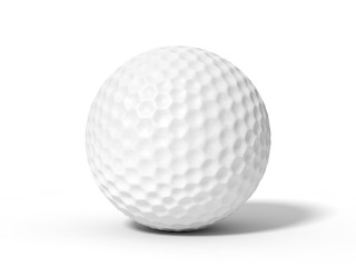 illustration of simple golf ball.