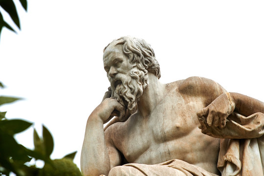 Statue of Socrates in Athens.