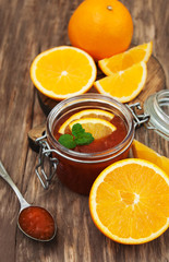 Delicious orange jam