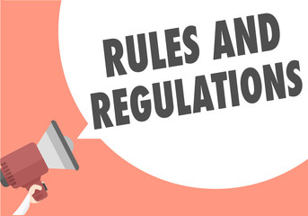 Megaphone Rules and Regulations