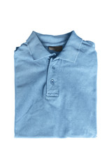 Folded polo shirt