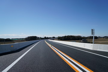 Fototapeta premium Highway before opening