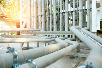 Pipe cooling system.