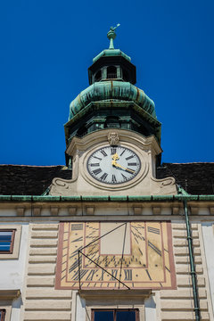 Internal Castle Square (Innenhof) in Hofburg palace. Vienna