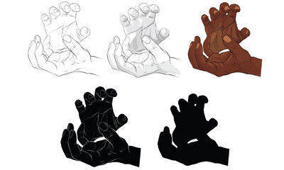 hand action, hand signal