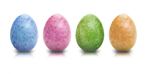 Vier Bunte Ostereier