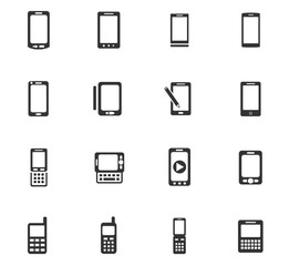 phone icon set