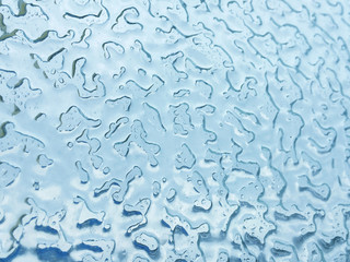 Frozen rain water drops texture