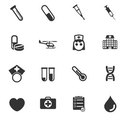 medicine icon set