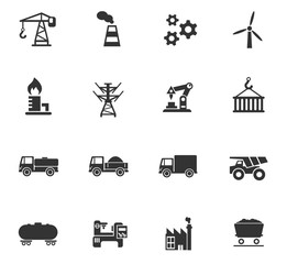 industry icon set