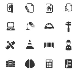 engineering icon set