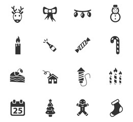 christmass icon set