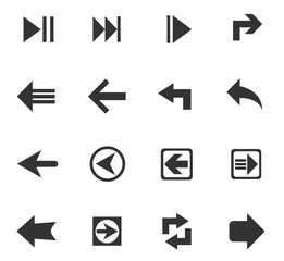 arrow icon set