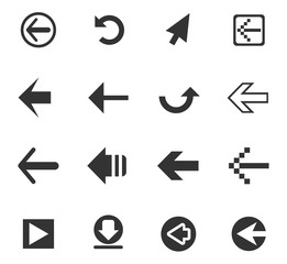 arrow icon set